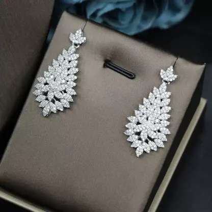Ladies /Bridal Shiny Zircon Jewelry Sets #JEWLY79