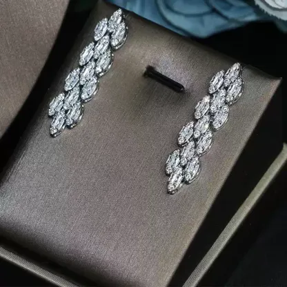 Ladies /Bridal Shiny Zircon Jewelry Sets #JEWLY81
