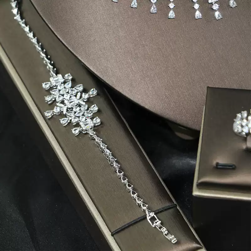 Ladies /Bridal Shiny Zircon Jewelry Sets #JEWLY82
