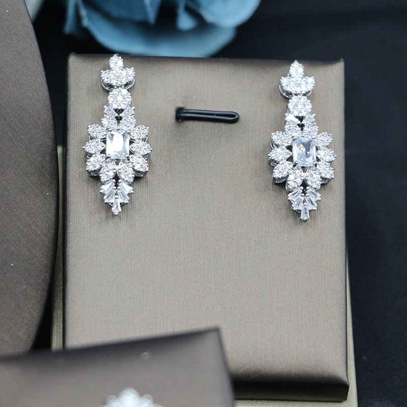 Ladies /Bridal Shiny Zircon Jewelry Sets #JEWLY83