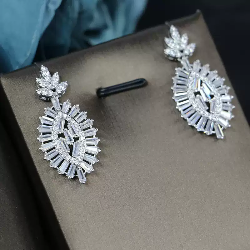 Ladies /Bridal Shiny Zircon Jewelry Sets #JEWLY84