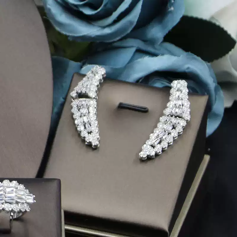 Ladies /Bridal Shiny Zircon Jewelry Sets #JEWLY85