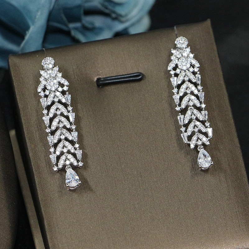 Ladies /Bridal Shiny Zircon Jewelry Sets #JEWLY86