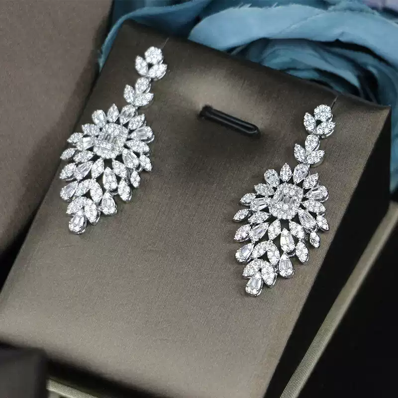 Ladies /Bridal Shiny Zircon Jewelry Sets #JEWLY88