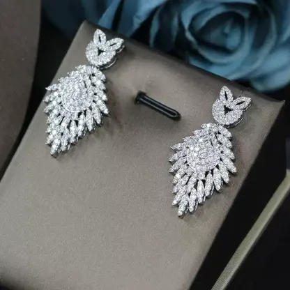 Ladies /Bridal Shiny Zircon Jewelry Sets #JEWLY90