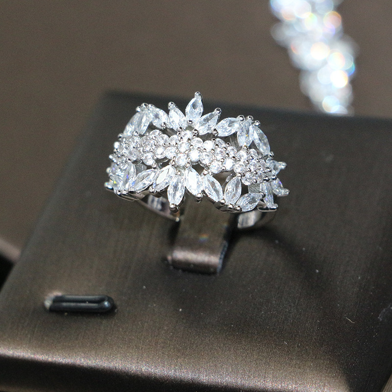 Ladies /Bridal Shiny Zircon Jewelry Sets #JEWLY93