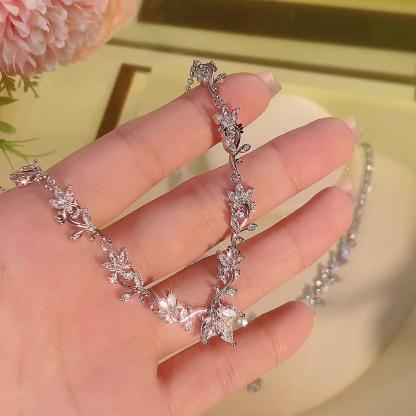 Ladies /Bridal Shiny Zircon Jewelry Sets #JEWLY94