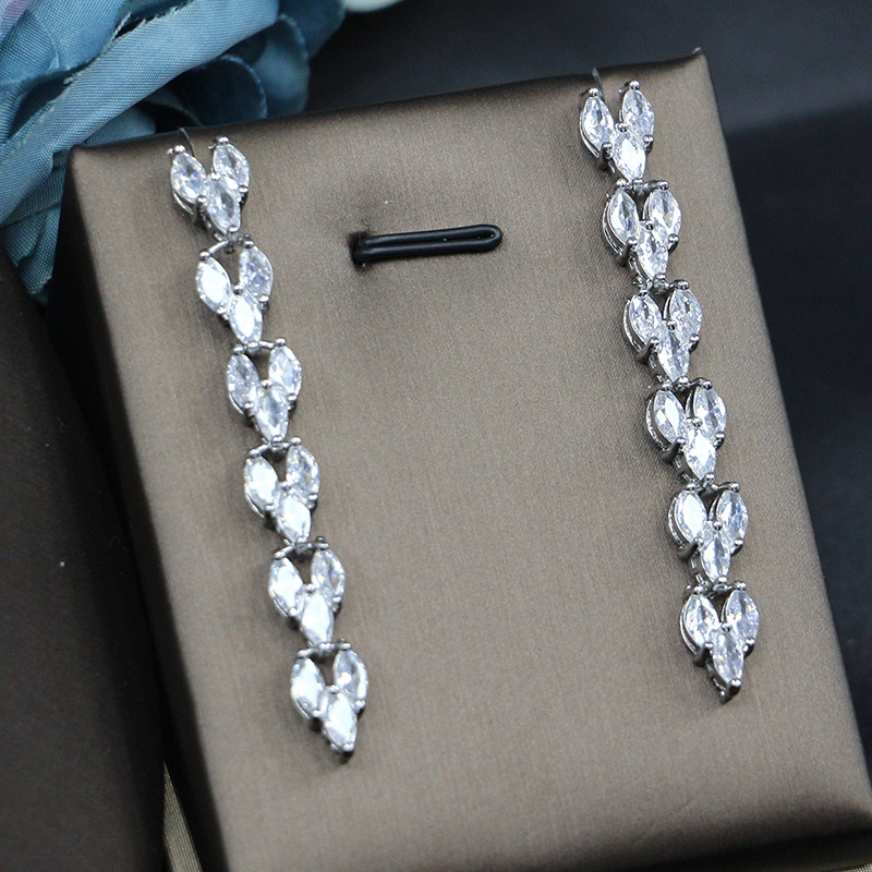Ladies /Bridal Shiny Zircon Jewelry Sets #JEWLY99