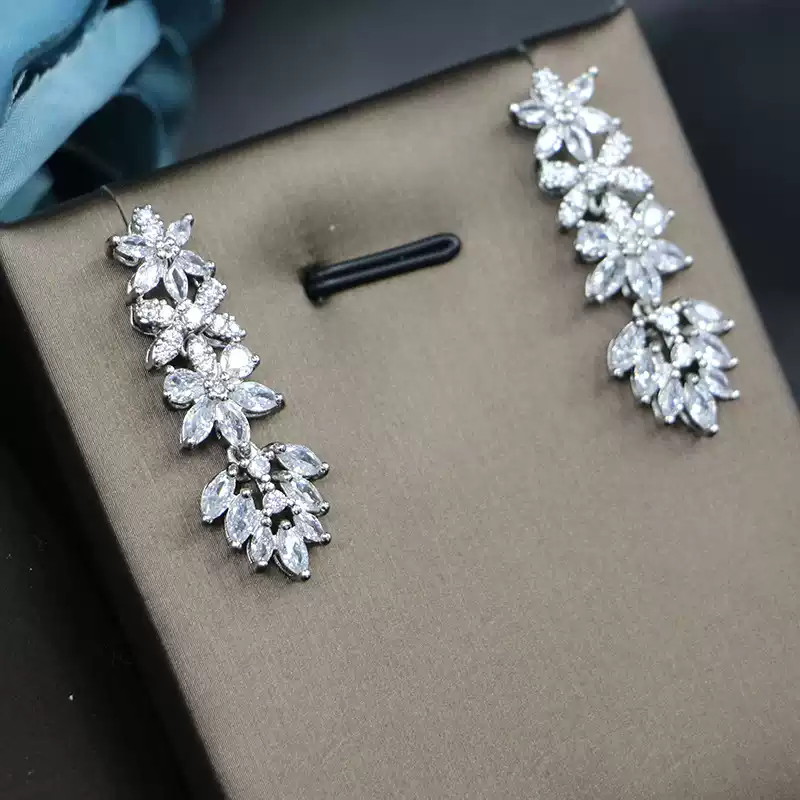 Ladies /Bridal Shiny Zircon Jewelry Sets #JEWLY100