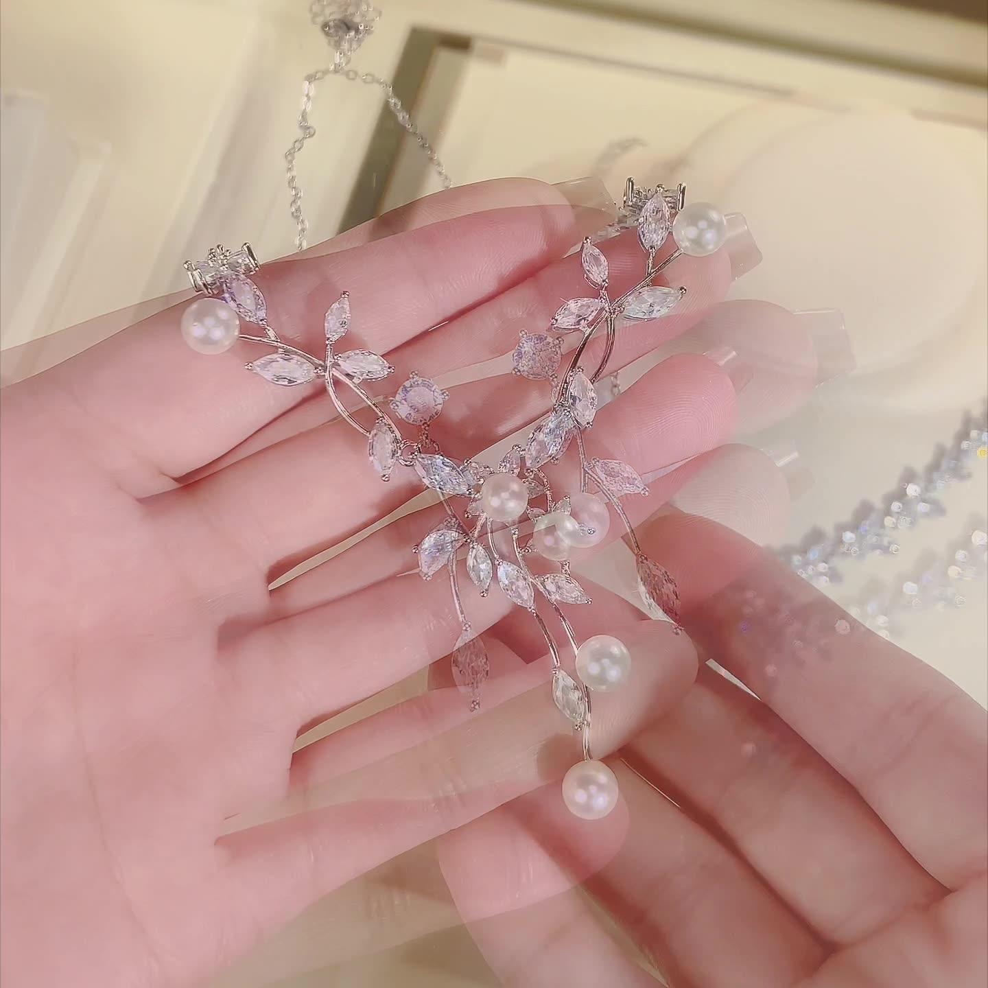 Ladies /Bridal Shiny Zircon Jewelry Sets #JEWLY112