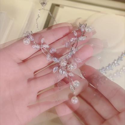 Ladies /Bridal Shiny Zircon Jewelry Sets #JEWLY112