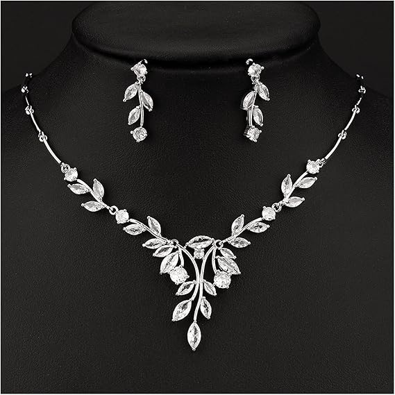 Ladies /Bridal Shiny Zircon Jewelry Sets #JEWLY113