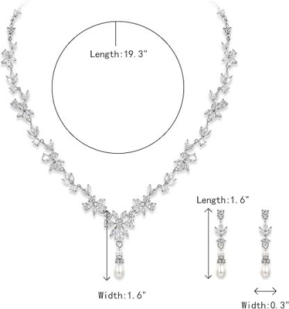 Ladies /Bridal Shiny Zircon Jewelry Sets #JEWLY115