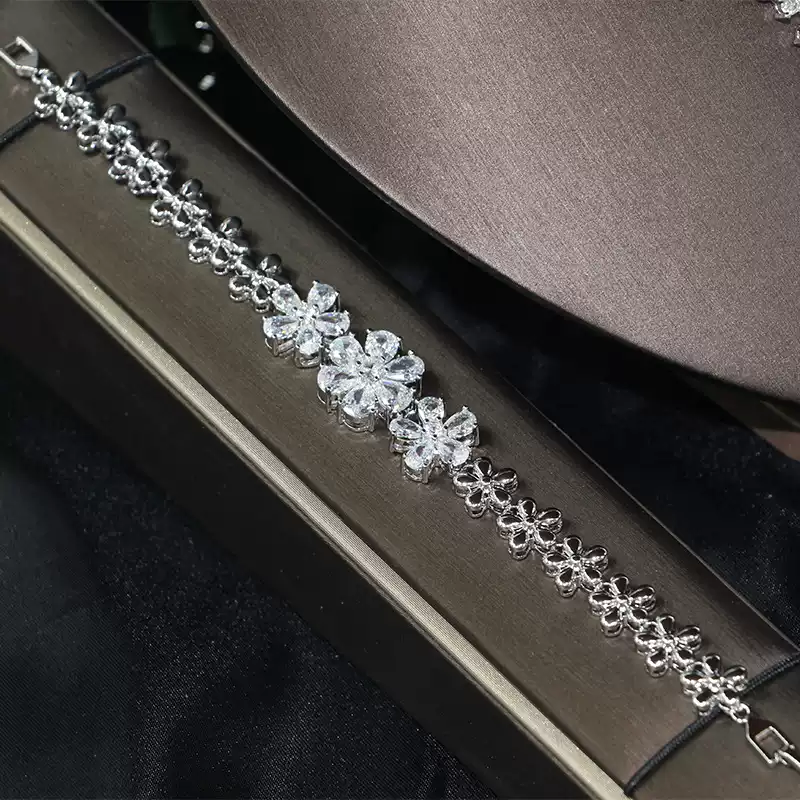 Ladies /Bridal Shiny Zircon Jewelry Sets #JEWLY118