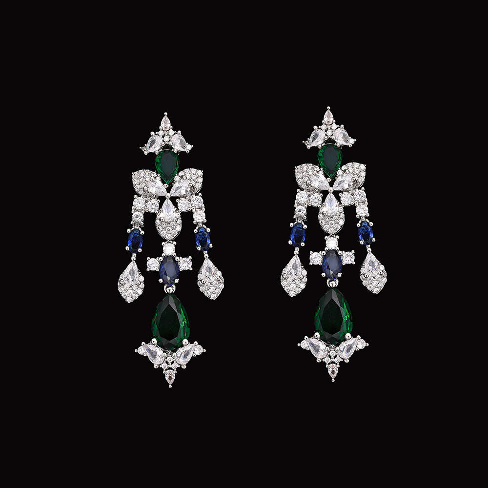 Ladies /Bridal Shiny Zircon Jewelry Sets #JEWLY120