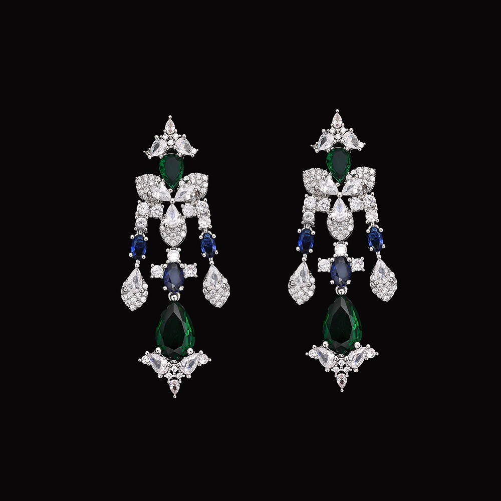 Ladies /Bridal Shiny Zircon Jewelry Sets #JEWLY120