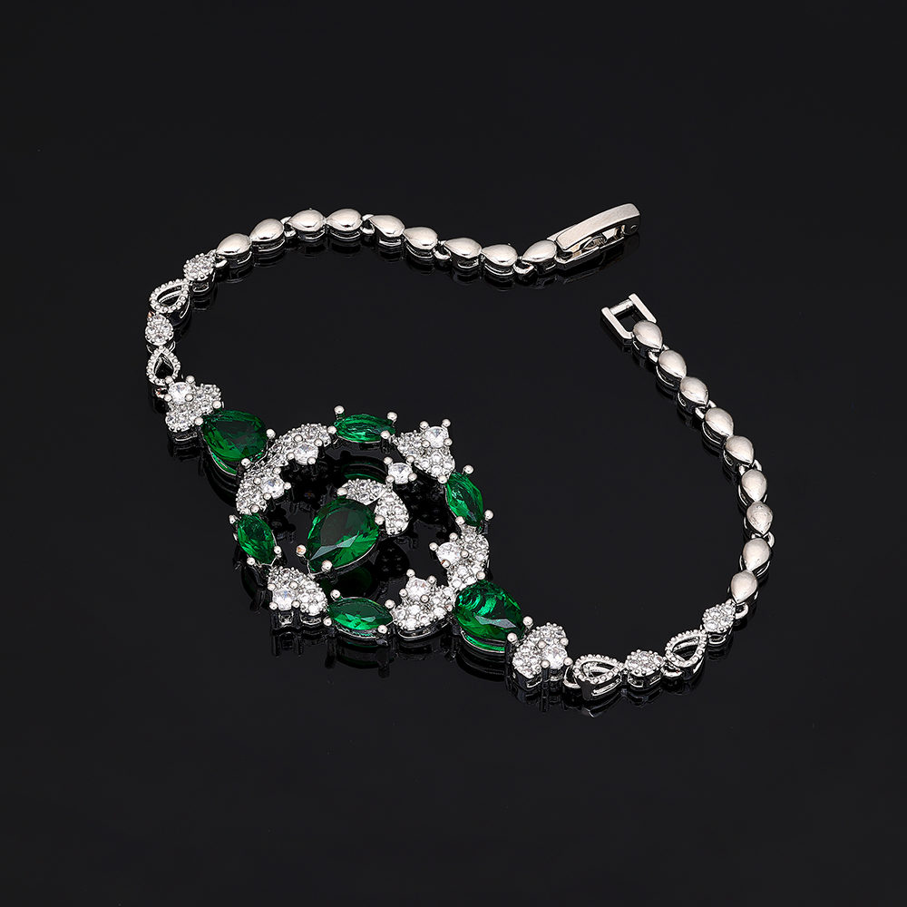 Ladies /Bridal Shiny Zircon Jewelry Sets #JEWLY121