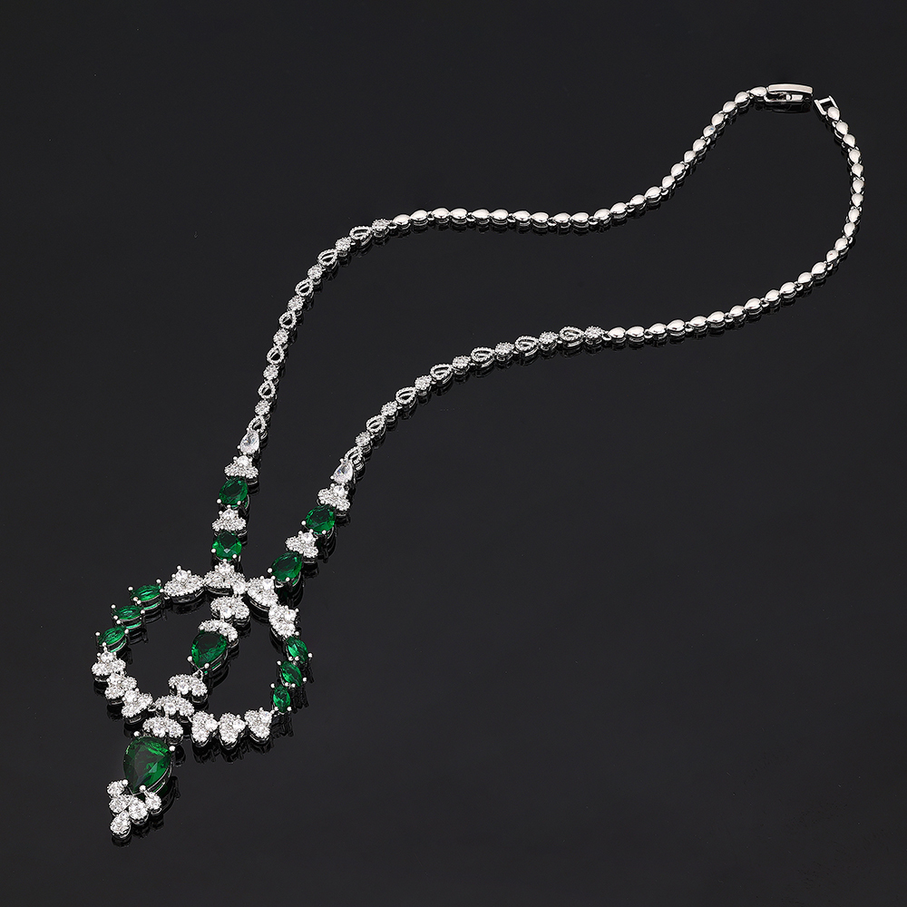 Ladies /Bridal Shiny Zircon Jewelry Sets #JEWLY121