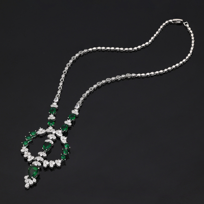 Ladies /Bridal Shiny Zircon Jewelry Sets #JEWLY121