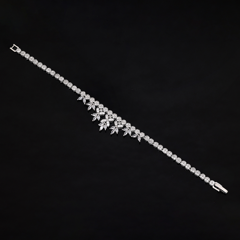 Ladies /Bridal Shiny Zircon Jewelry Sets #JEWLY123