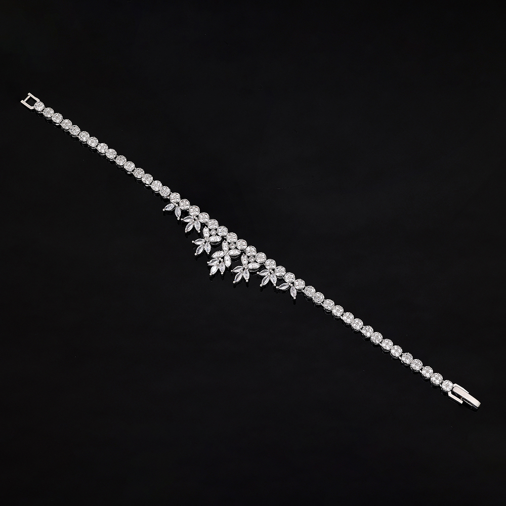 Ladies /Bridal Shiny Zircon Jewelry Sets #JEWLY123