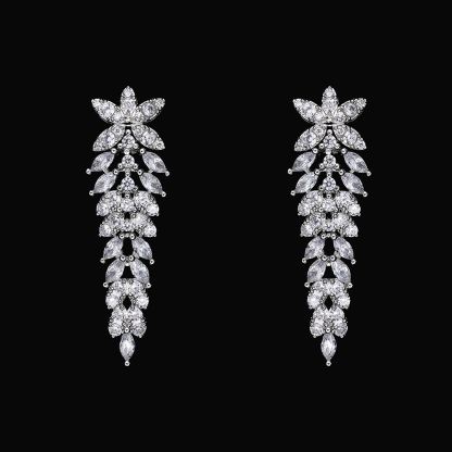 Ladies /Bridal Shiny Zircon Jewelry Sets #JEWLY123