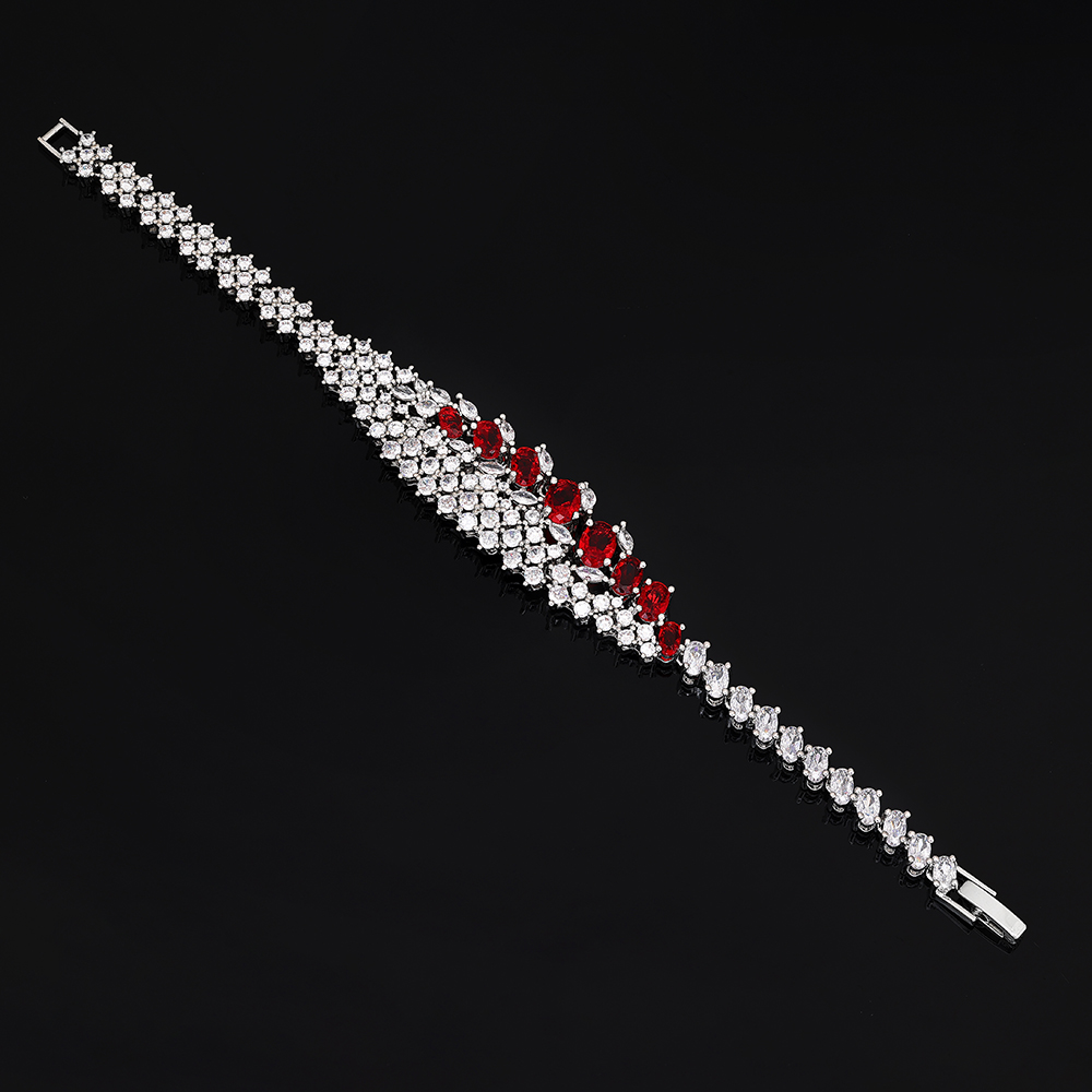 Ladies /Bridal Shiny Zircon Jewelry Sets #JEWLY124