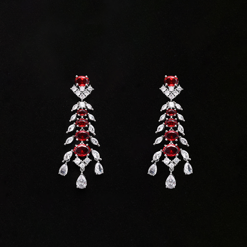 Ladies /Bridal Shiny Zircon Jewelry Sets #JEWLY124