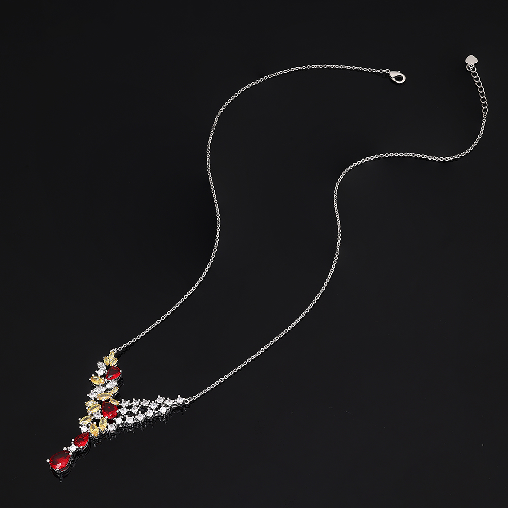 Ladies /Bridal Shiny Zircon Jewelry Sets #JEWLY125