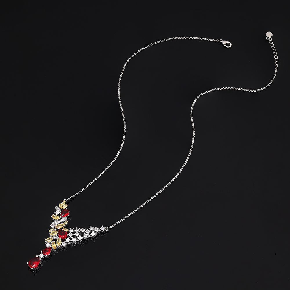 Ladies /Bridal Shiny Zircon Jewelry Sets #JEWLY125