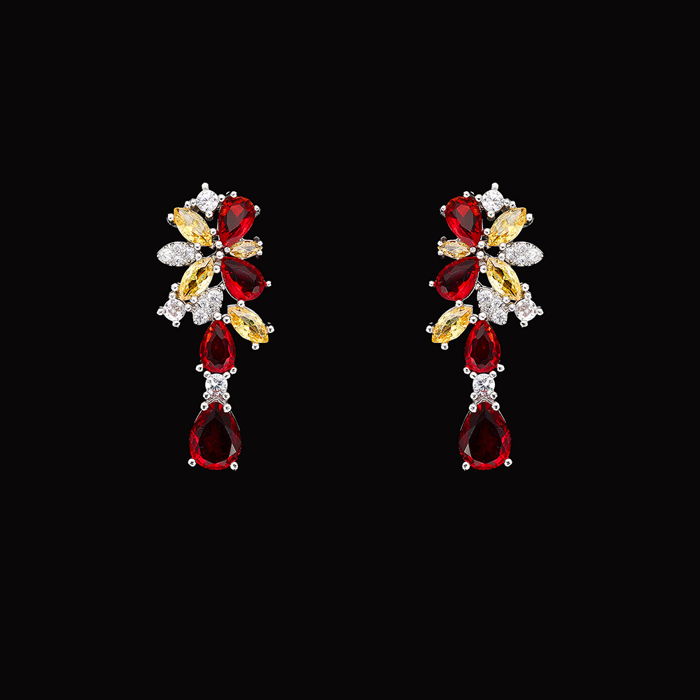 Ladies /Bridal Shiny Zircon Jewelry Sets #JEWLY125