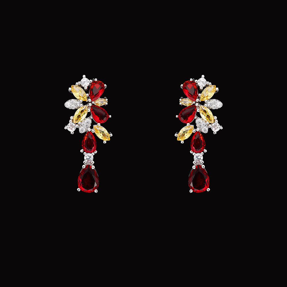 Ladies /Bridal Shiny Zircon Jewelry Sets #JEWLY125