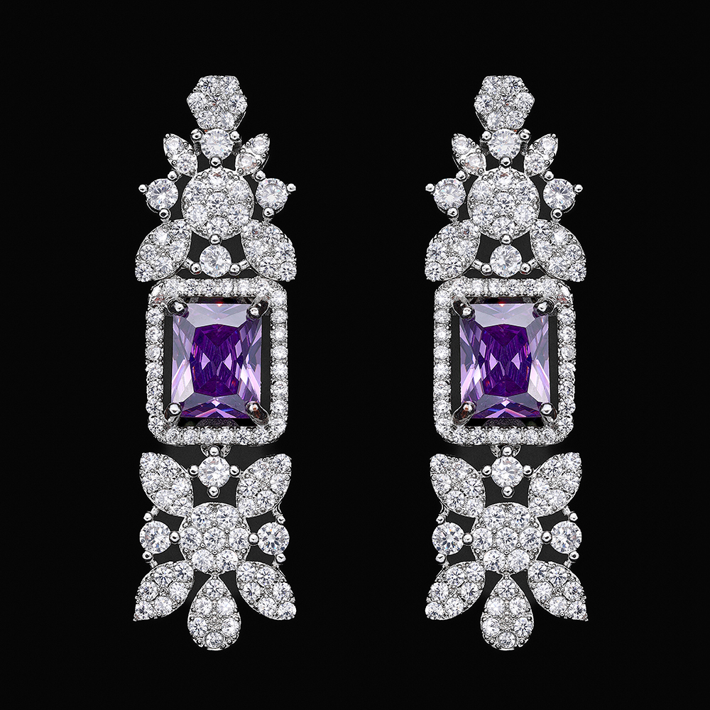 Ladies /Bridal Shiny Zircon Jewelry Sets #JEWLY127