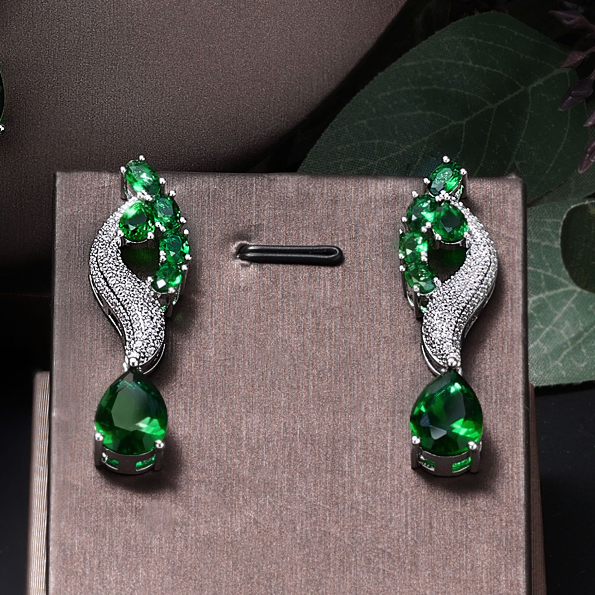 Ladies /Bridal Shiny Zircon Jewelry Sets #JEWLY129