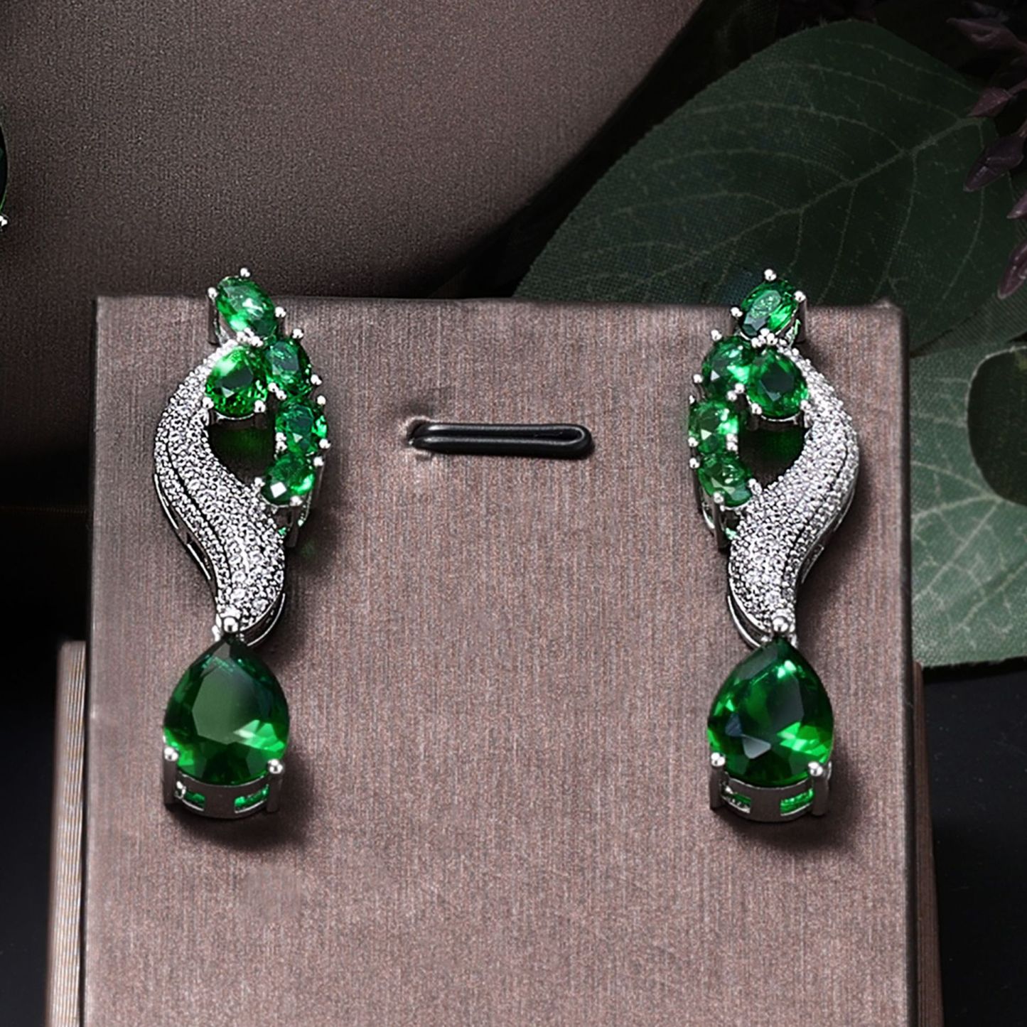 Ladies /Bridal Shiny Zircon Jewelry Sets #JEWLY129