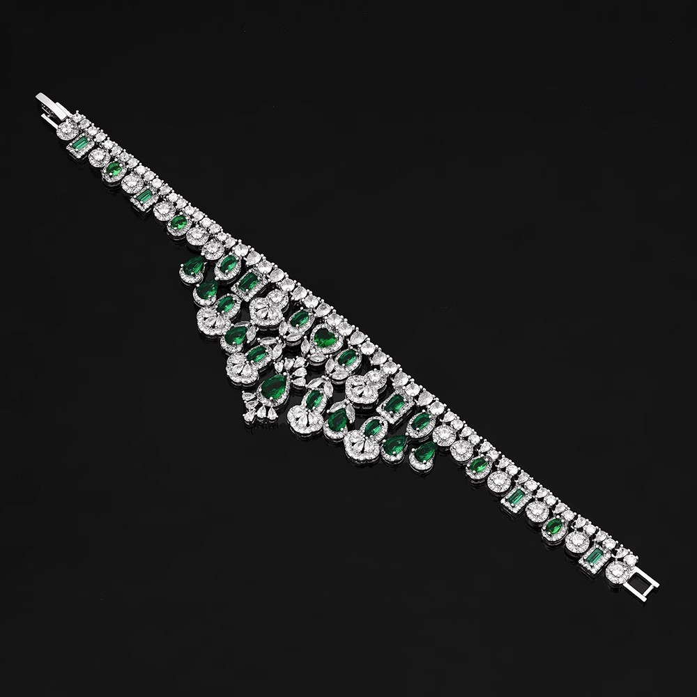 Ladies /Bridal Shiny Zircon Jewelry Sets #JEWLY130