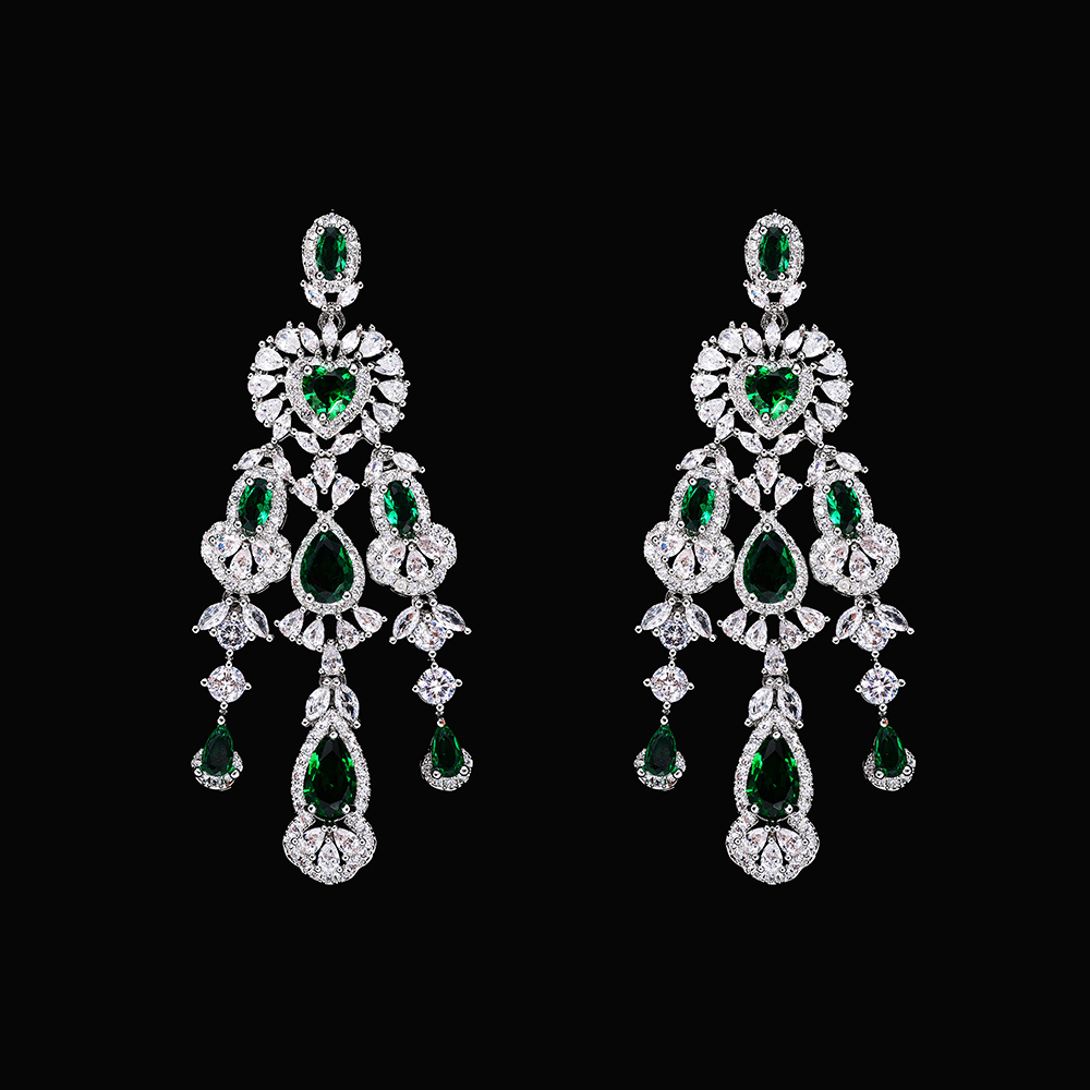 Ladies /Bridal Shiny Zircon Jewelry Sets #JEWLY130