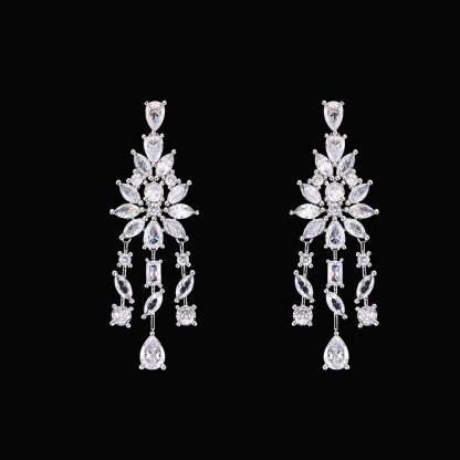 Ladies /Bridal Shiny Zircon Jewelry Sets #JEWLY132