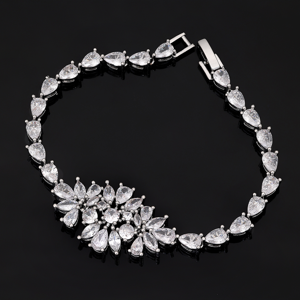 Ladies /Bridal Shiny Zircon Jewelry Sets #JEWLY132