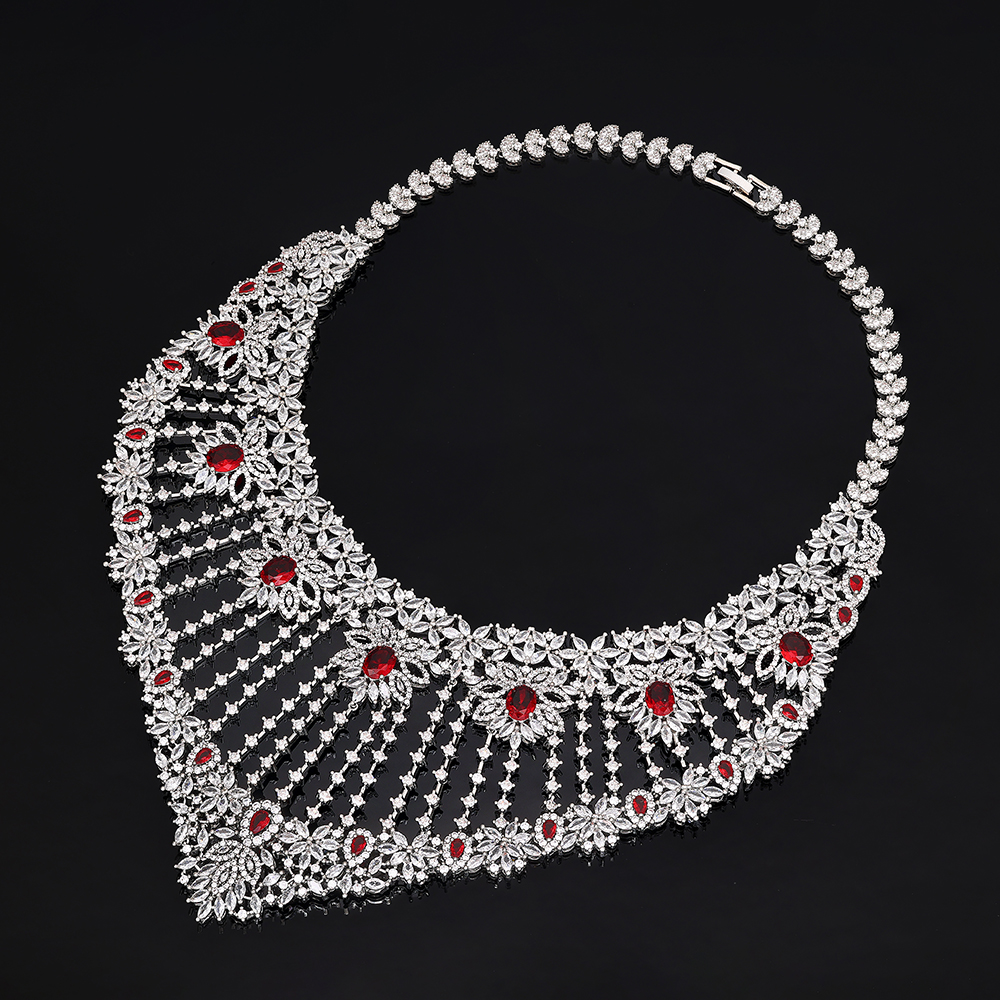 Ladies /Bridal Shiny Zircon Jewelry Sets #JEWLY133