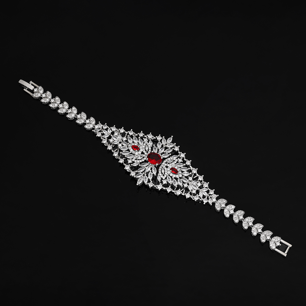 Ladies /Bridal Shiny Zircon Jewelry Sets #JEWLY133