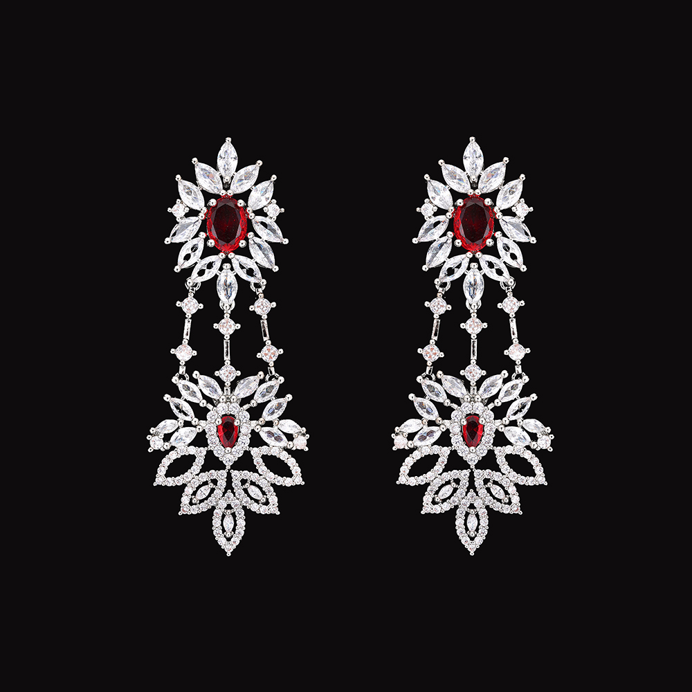 Ladies /Bridal Shiny Zircon Jewelry Sets #JEWLY133