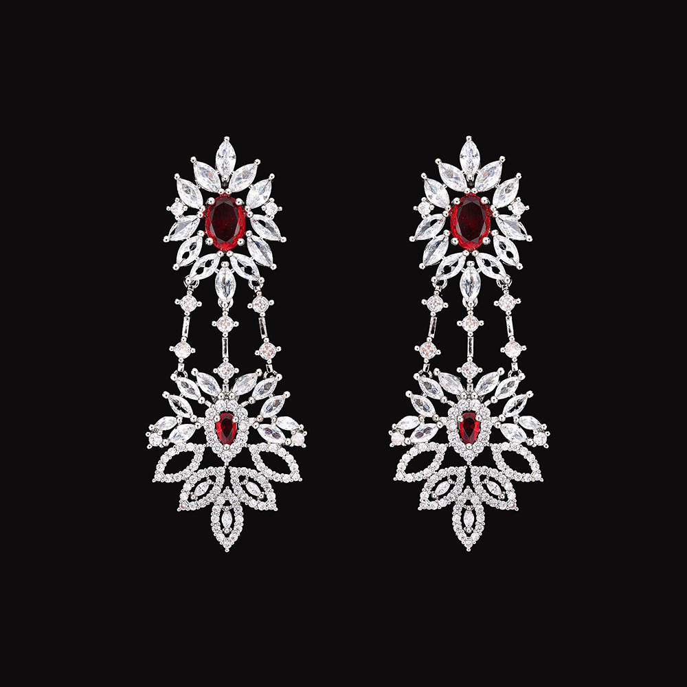 Ladies /Bridal Shiny Zircon Jewelry Sets #JEWLY133