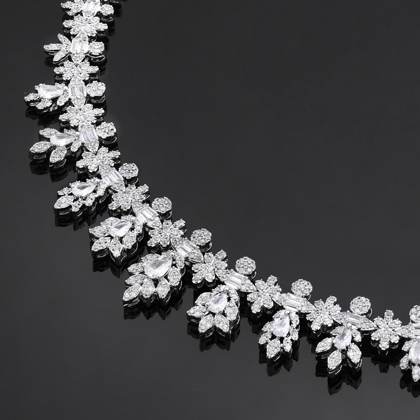 Ladies'/Bridal Shiny Zircon Jewelry Sets #JEWLY014