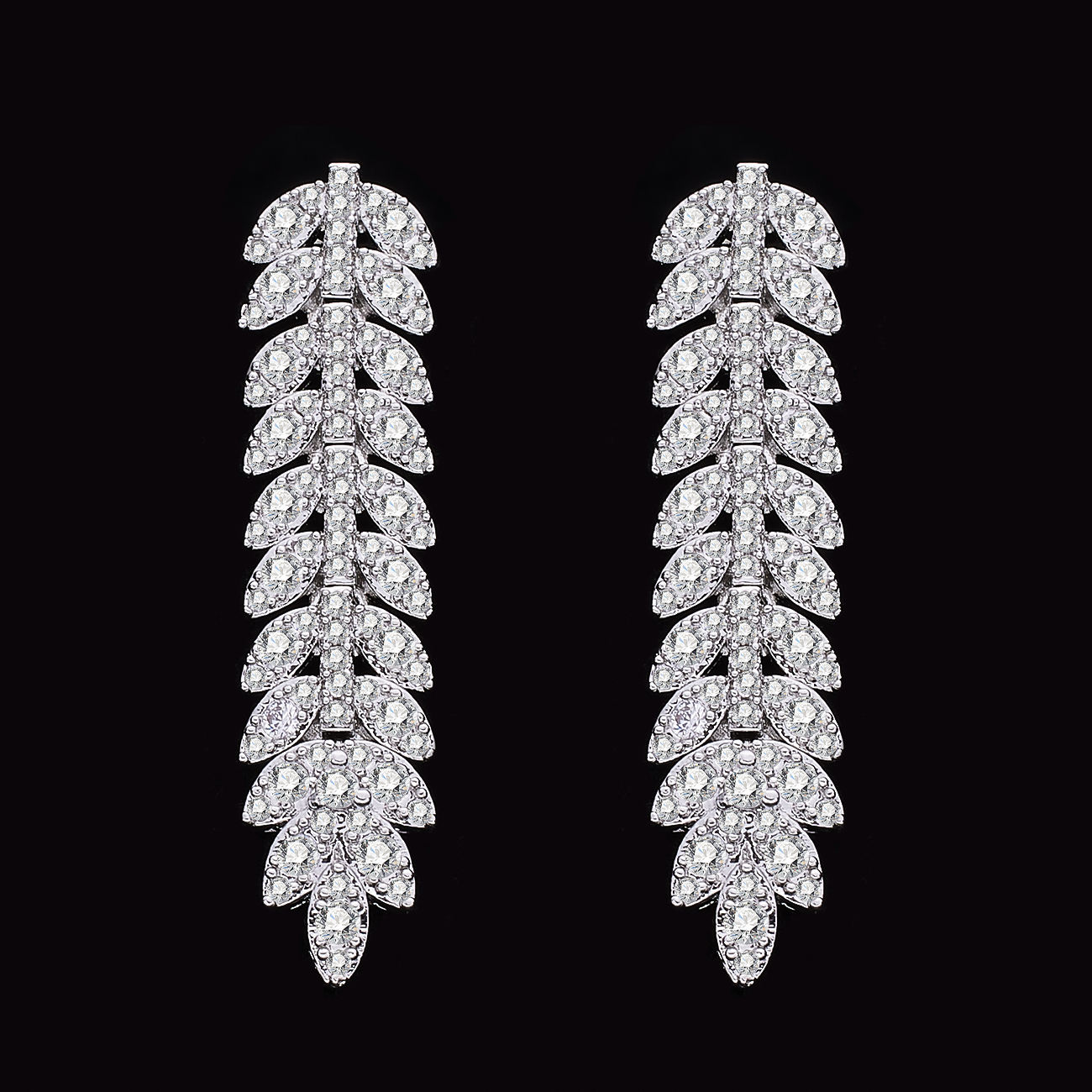 Ladies'/Bridal Shiny Zircon Jewelry Sets #JEWLY016