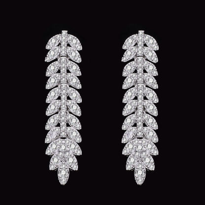 Ladies'/Bridal Shiny Zircon Jewelry Sets #JEWLY016