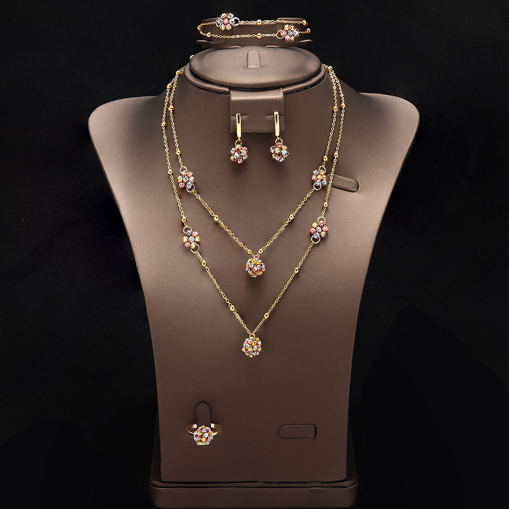 Ladies'/Bridal Shiny Zircon Jewelry Sets #JEWLY019