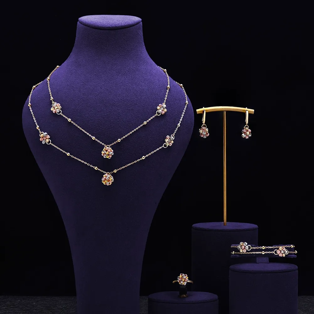 Ladies'/Bridal Shiny Zircon Jewelry Sets #JEWLY019
