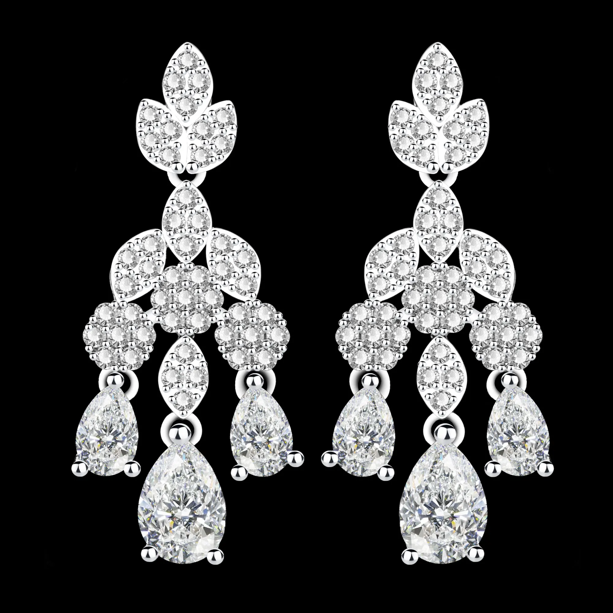 Ladies'/Bridal Shiny Zircon Jewelry Sets #JEWLY020