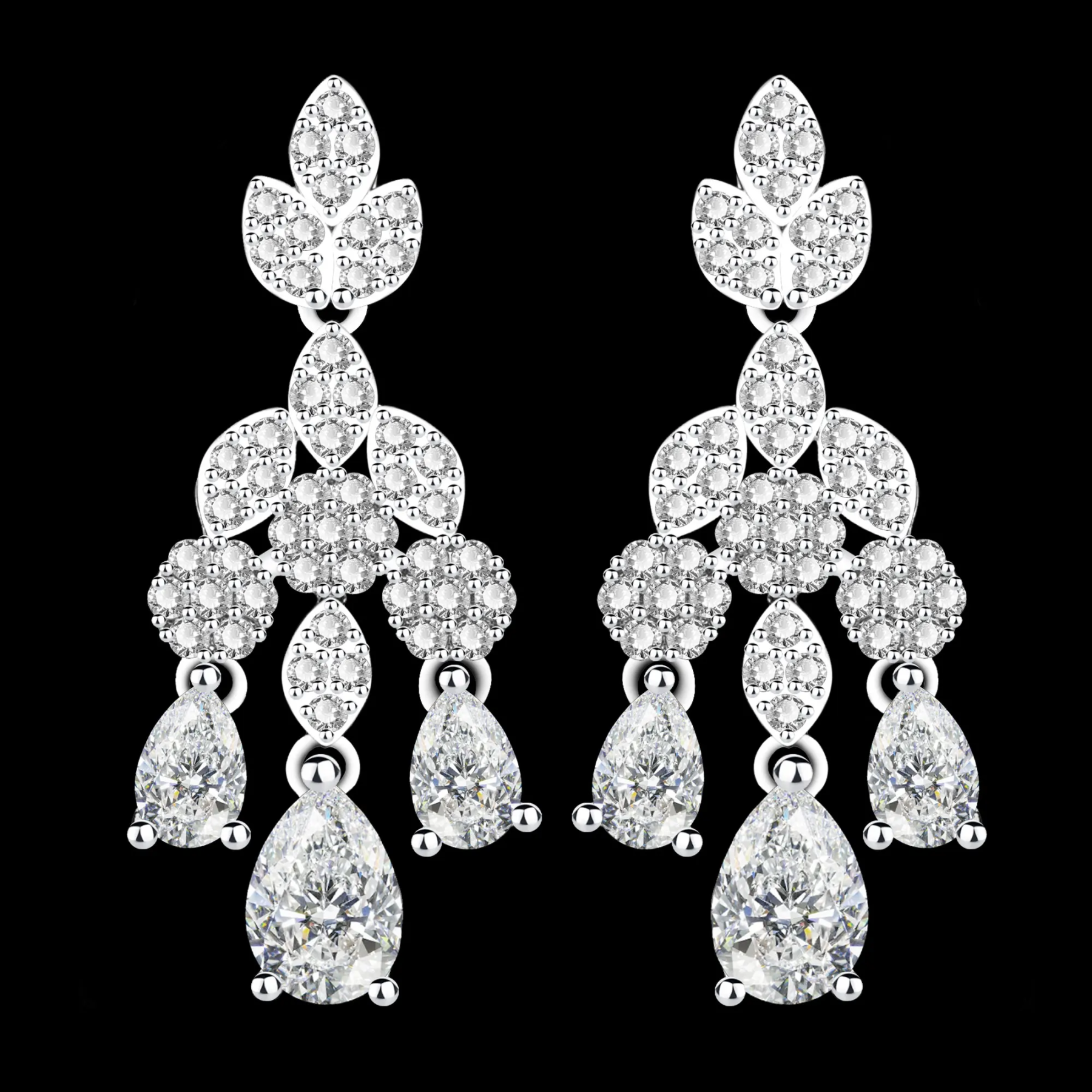 Ladies'/Bridal Shiny Zircon Jewelry Sets #JEWLY020